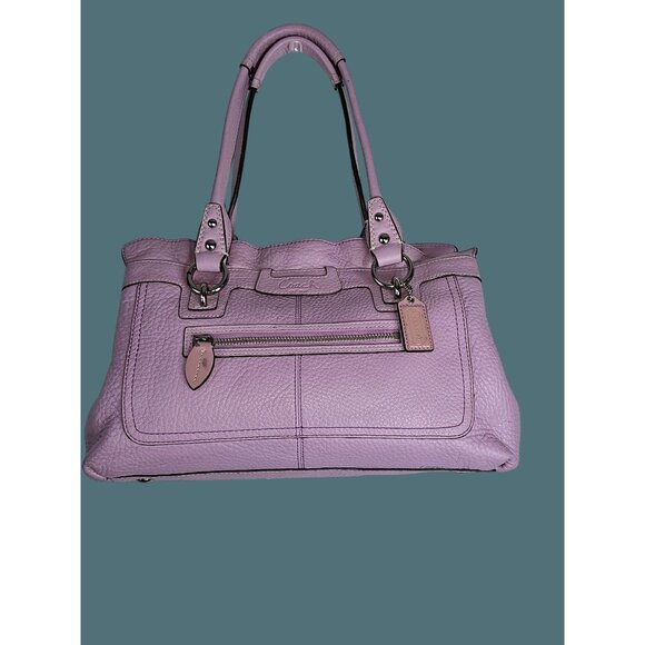Coach Penelope Shopper Soft Pebble Leather Femininity Coquette  Shoulder Purse - Picture 4 of 16